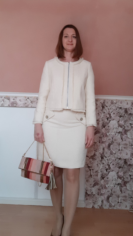 Костюм в стиле Шанель: жакет и юбка от Nadinka1