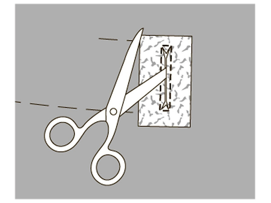 Азы шитья: как обработать прорезы для завязок