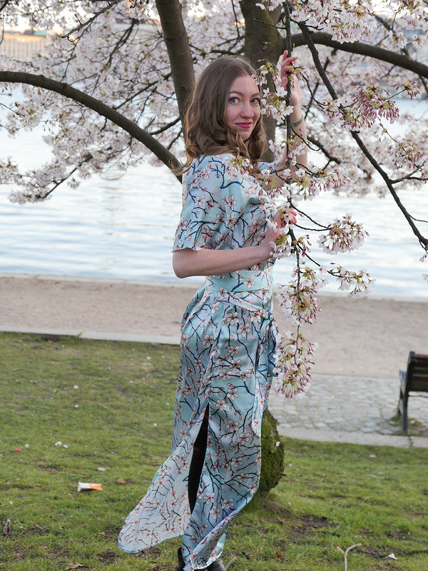 Платье «Сакура карантинная» от Юлия Кевер