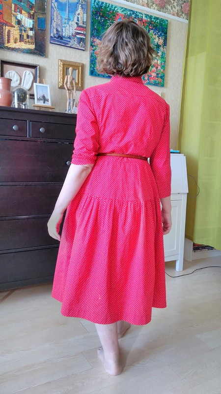 Красное платье от Zulfiya72