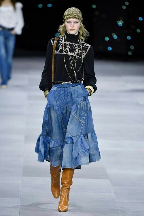 Тренд весна-лето 2020 — джинсовая юбка: 4 модных варианта