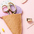 Мини-формат: чехол-мороженое для маленьких ножниц