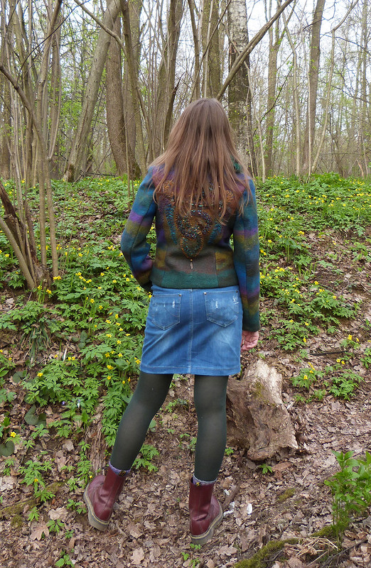 Дракон веcеннего леса и джинсовая юбка от _Lelik