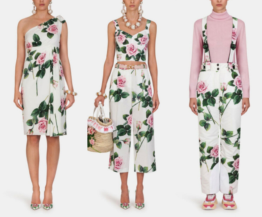 Вещь дня: юбка-карандаш с крупными розами от Dolce&Gabbana