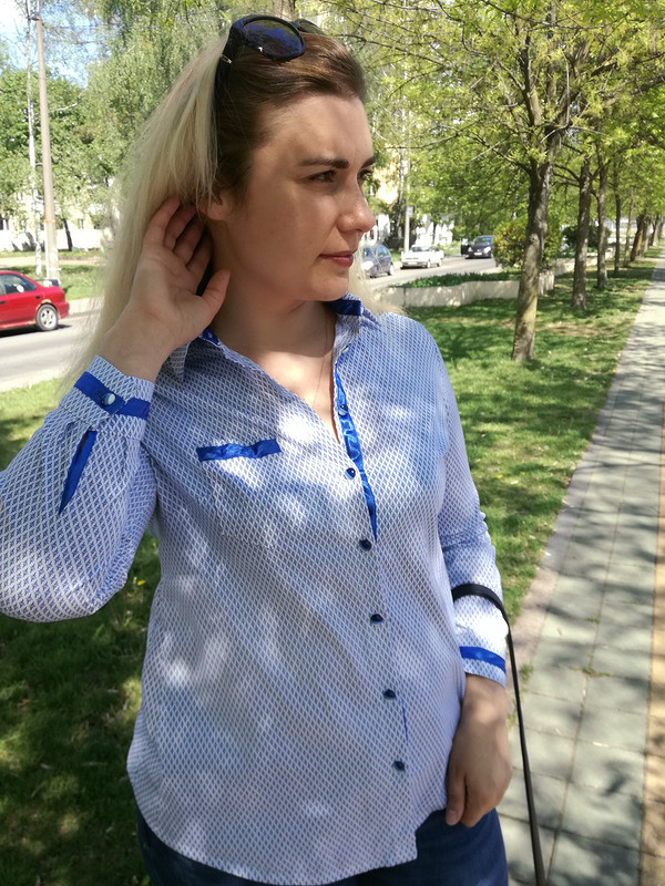 Мальчишеская рубашка с женственными нотками от JuliettaR
