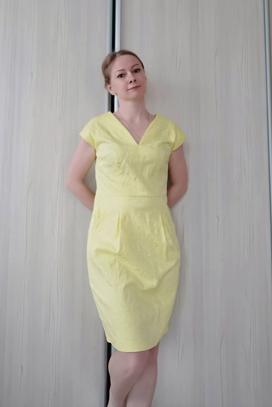 Жёлтое платье от AnnWolf