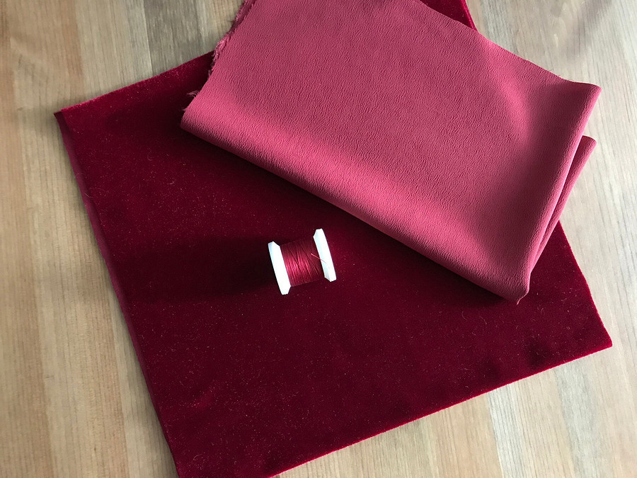 Остатки сладки: мешочек для фена из шёлкового бархата