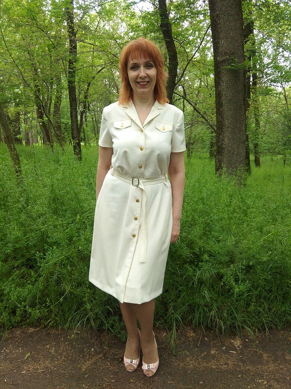 Платье-рубашка «Ванильное мороженое» от АленкаКр