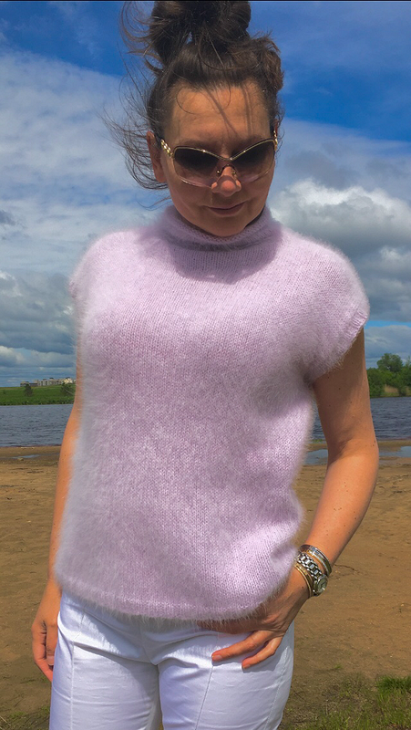 Пуловер «Розовая Лаванда» от LETO2909