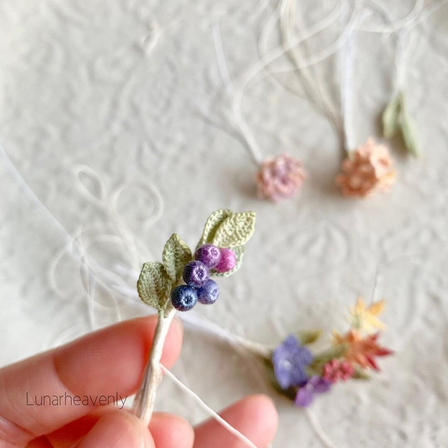 Волшебные цветочные украшения, связанные крючком: рукодельный instagram недели