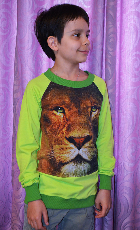 Пуловеры-лонгсливы «Лев и Ягуар» от Verevochca