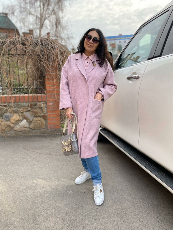 Розовое пальто от GalinaRodikova
