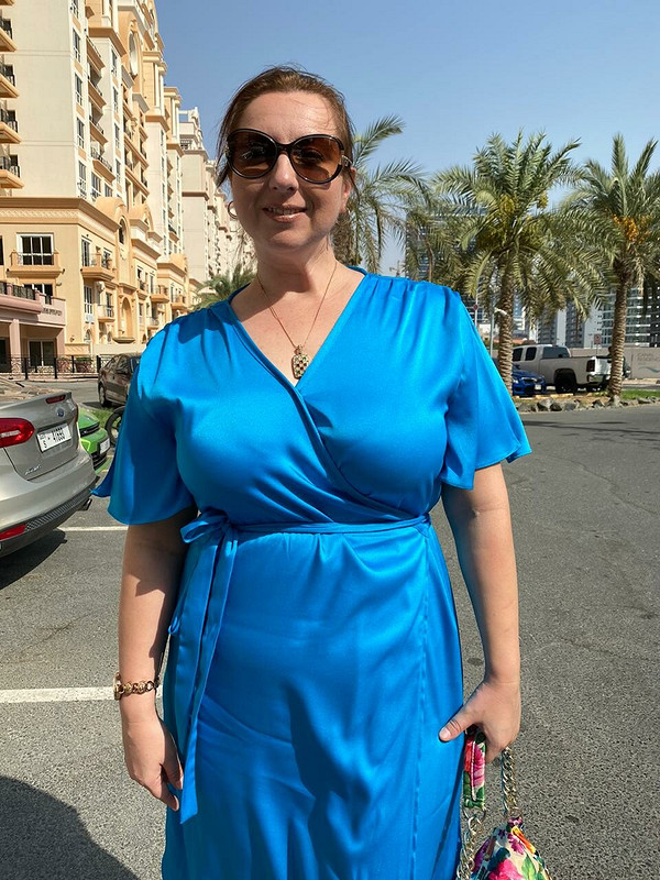 Платье с запахом от Anastasia Luzhnova 