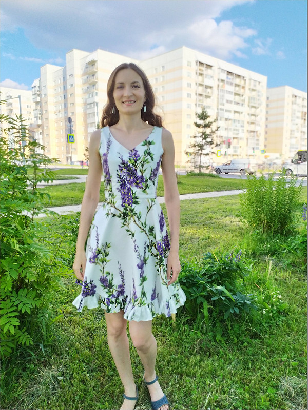 Платье с цветами от TUshka154M