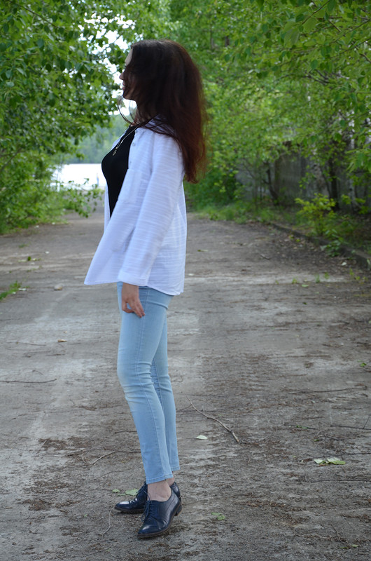 Белая рубашка от Анастасия Золотая