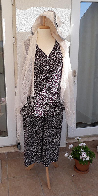 Комплект из вискозы: блузка и брюки от Nataly Patany