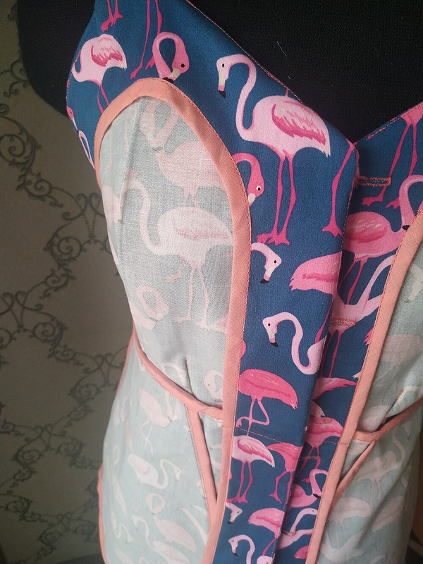 Платье «Игривые фламинго» от termit994