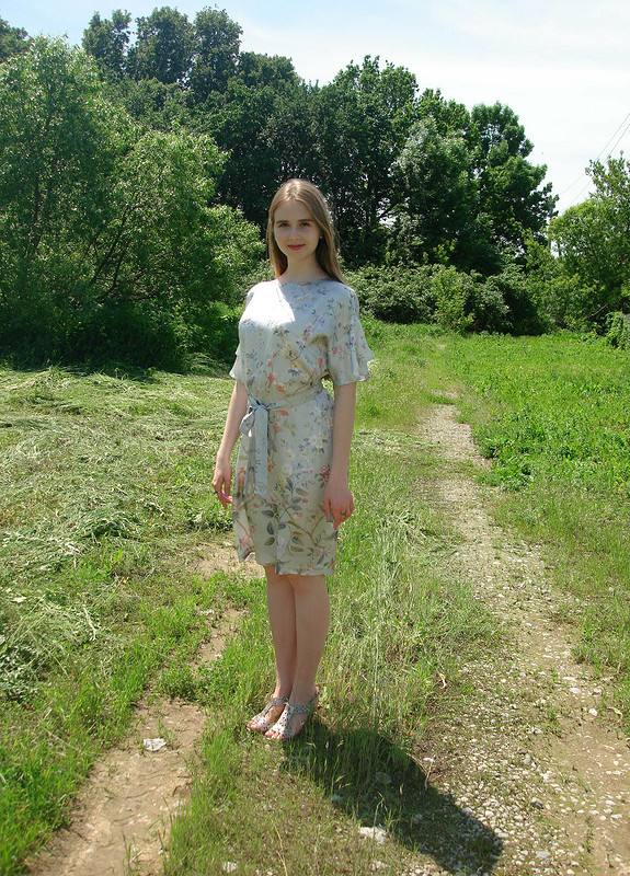 Платье из шелкового атласа от Марина Вл