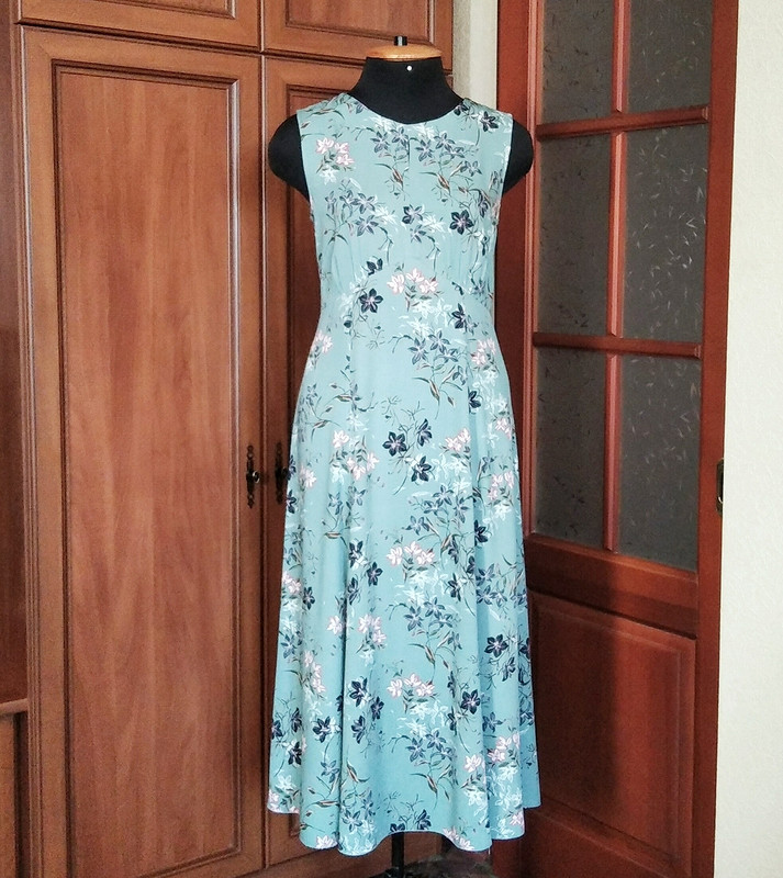 Платье из плотного штапеля от ulya28051983
