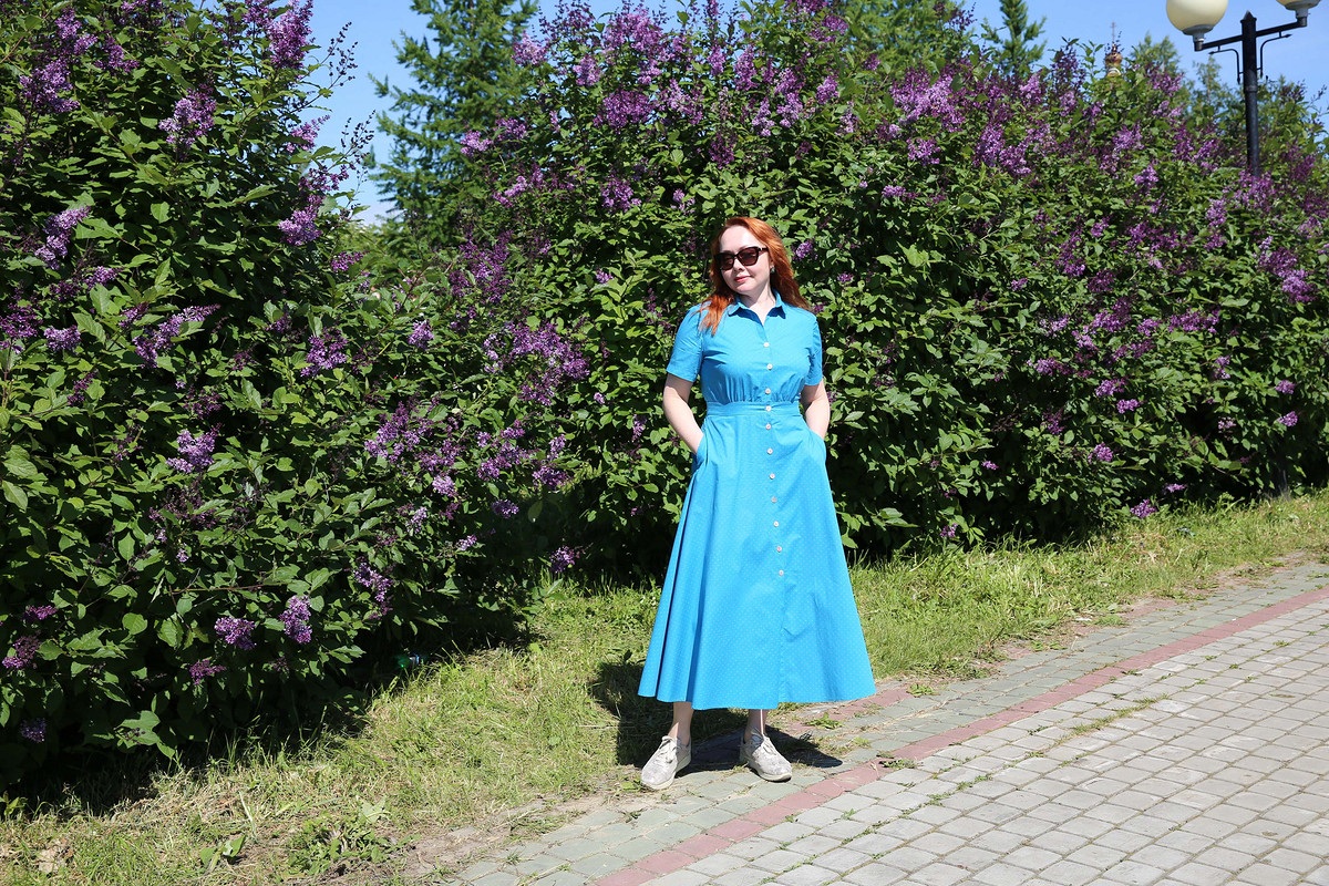 Бирюзовое платье от Sultleysan