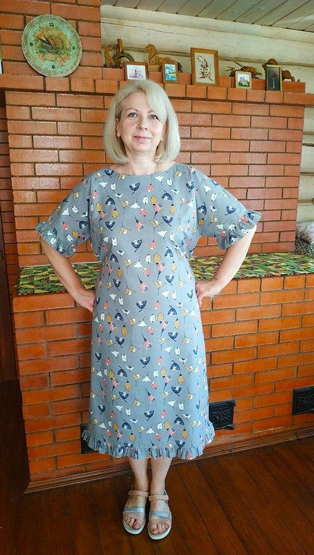 Платье из льна от MKuvshinka
