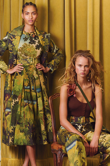 Мода в интерьерах и интерьер в моде: коллекция Pre-fall'20 от Oscar de la Renta