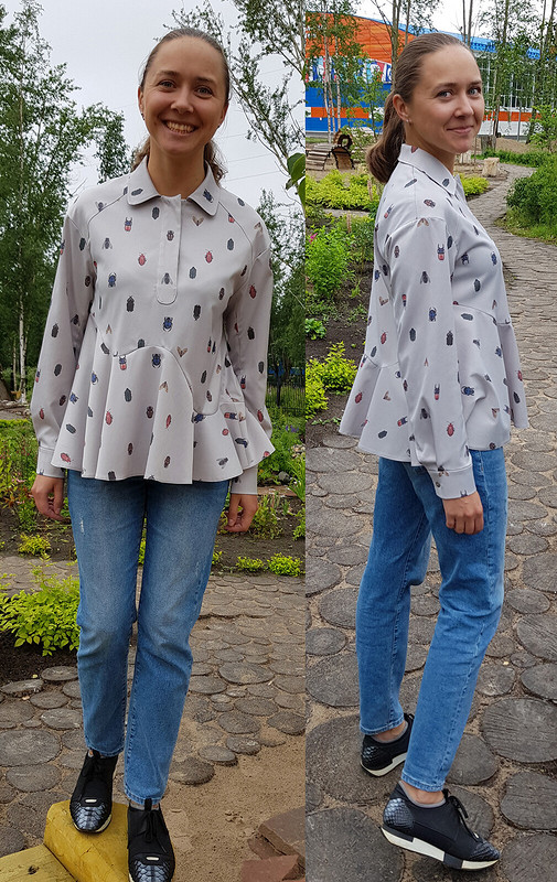 Блуза с букашками от FilimonovaEV