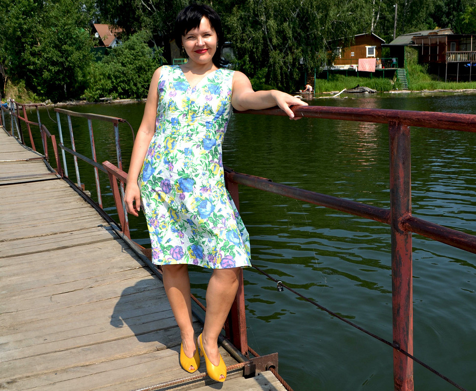 Платье с клиньями от Любаева Светлана