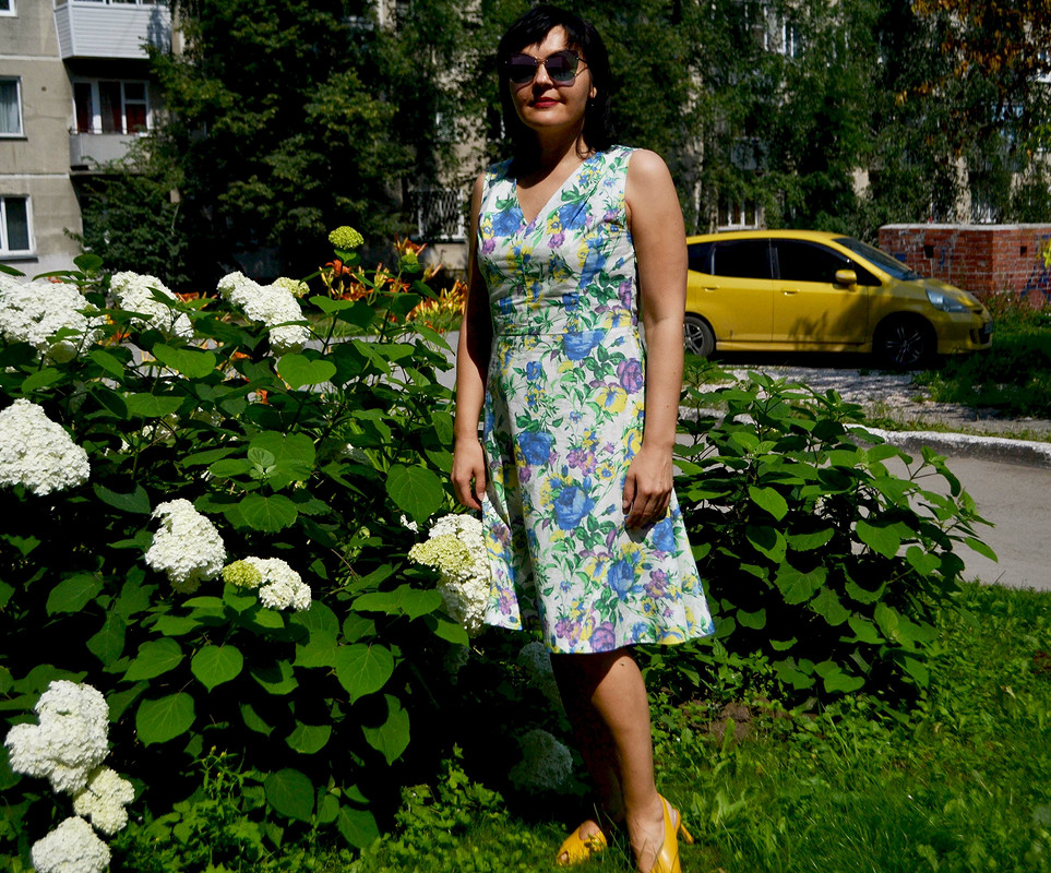 Платье с клиньями от Любаева Светлана