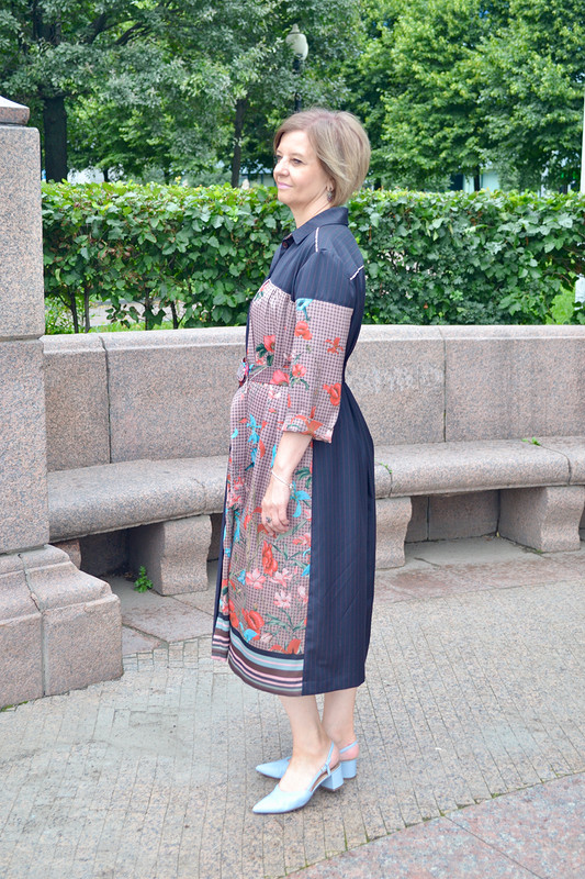 Платье-рубашка с цветком от Светлана Гасымова