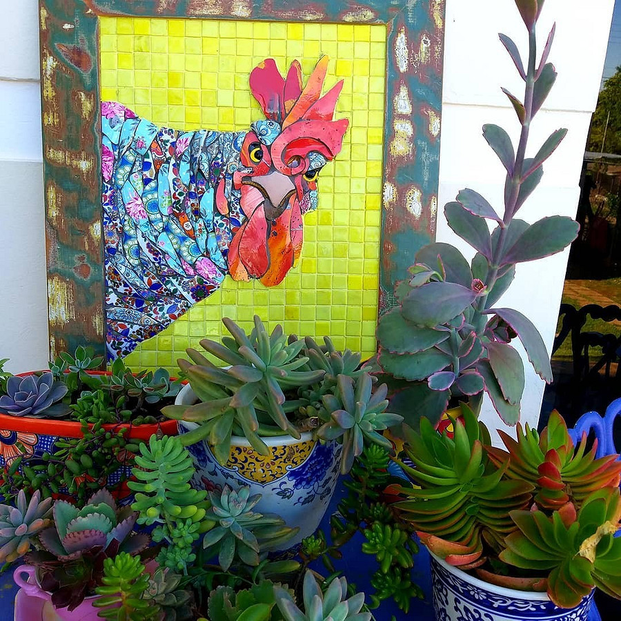 Яркие трёхмерные мозаики от мастерицы из Бразилии: рукодельный instagram недели