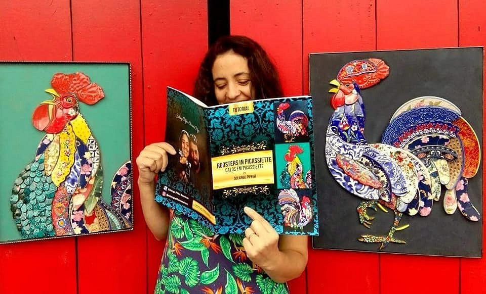 Яркие трёхмерные мозаики от мастерицы из Бразилии: рукодельный instagram недели