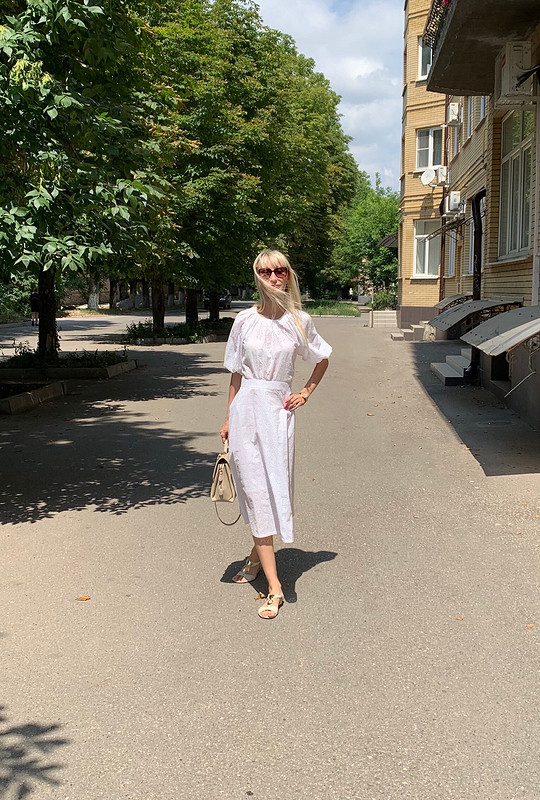 Легкое летнее платье ))) от OlgaVoblaya