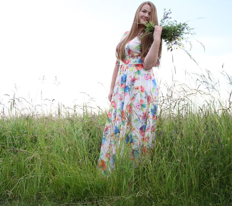 Платье «Лето, ах, лето, лето красное, будь со мной!» от Sveta Sews
