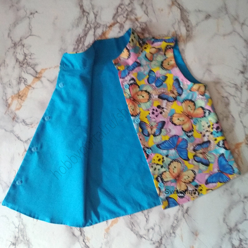 Летний костюм «Бабочки» - блузка и шорты от Nudelman