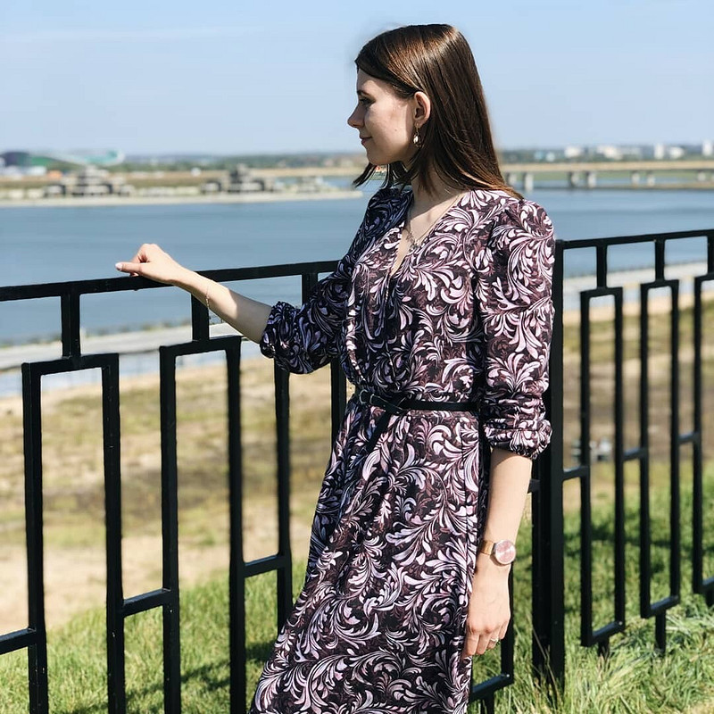 Платье из футера 2-нитки на день рождение 2019 года от osinovskaya25 