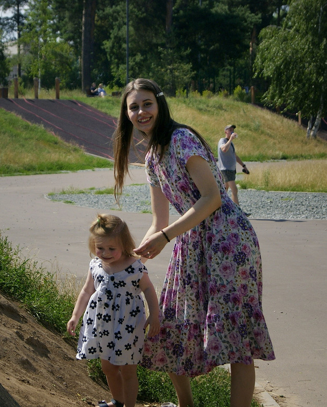 Первое платье из кулирки от osinovskaya25 