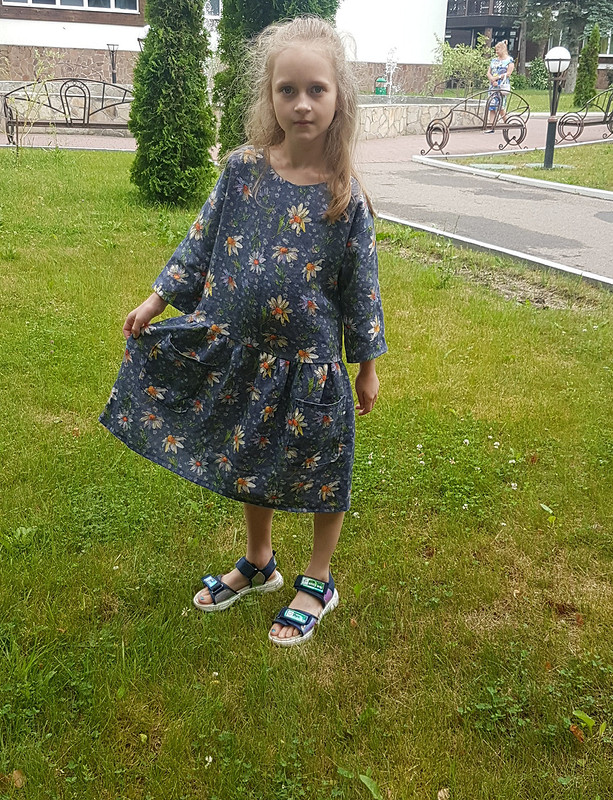 Платье из льна для девочки от ludaov4772