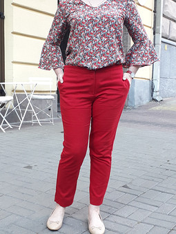 Любимые красные брюки