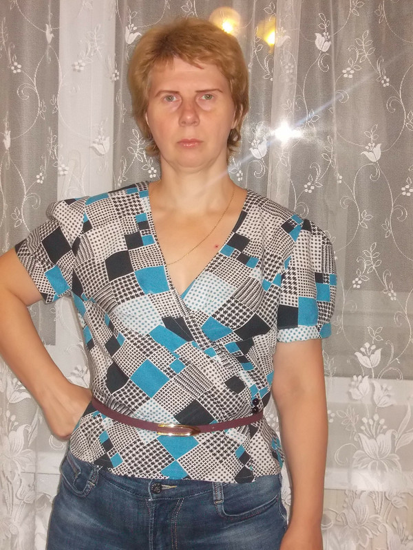 Блузка с ужасными вытачками от marinakulikova