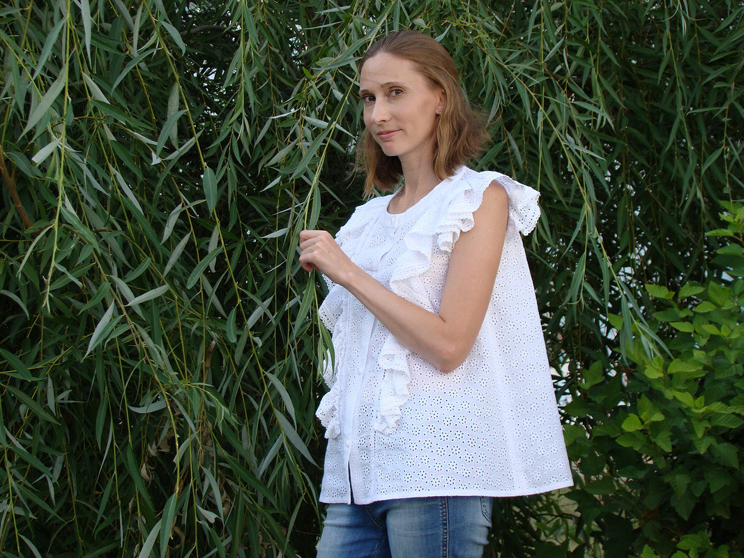 Блузка из шитья от MKiyanova