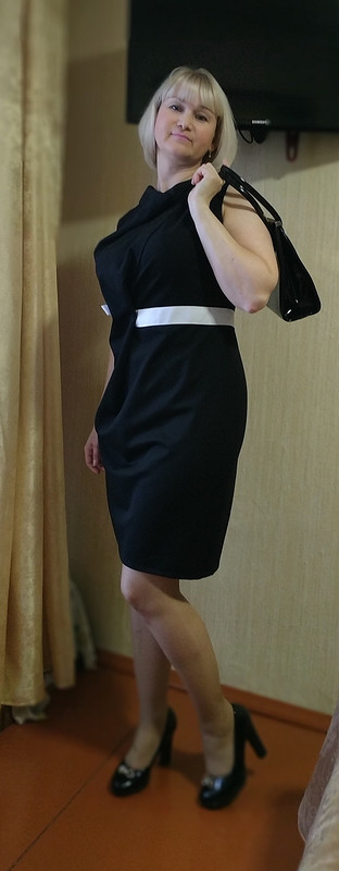 Чёрное платье от Okssana2016