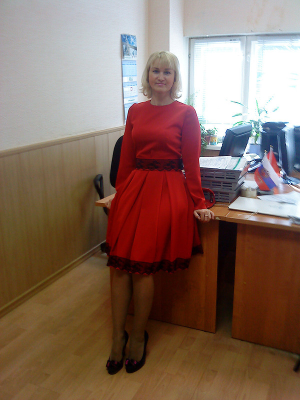 Красное платье от Okssana2016