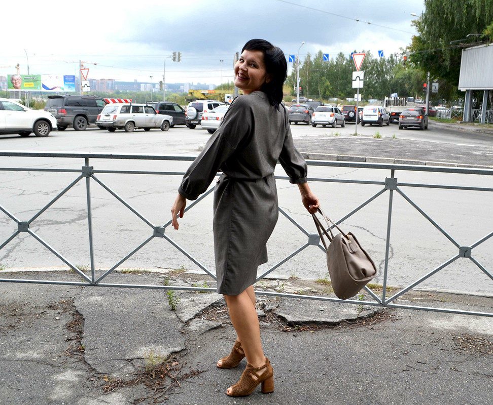 Офисный вариант платья-рубашки от Любаева Светлана