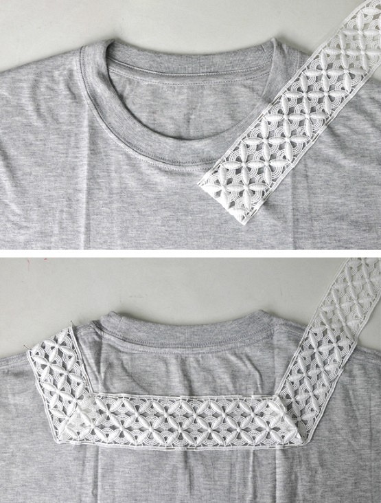 Креативные переделки простой футболки в стильную