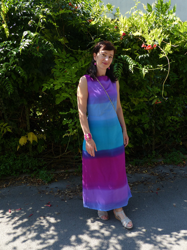 Платье цвета лета и моря от Lanawind