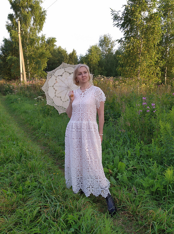 Платье кружевное, скромное! от Vikkilevit