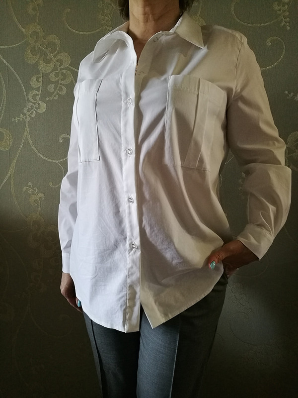 Рубашка «Это классика - белый, белый!!!» от Sukharenko