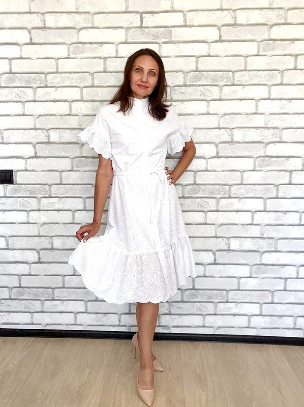 Белое платье от SAltmaer