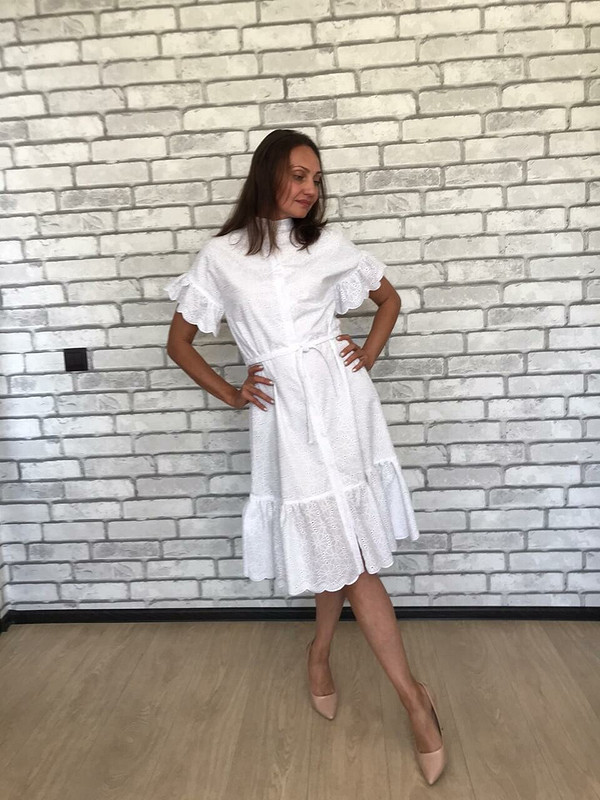 Белое платье от SAltmaer